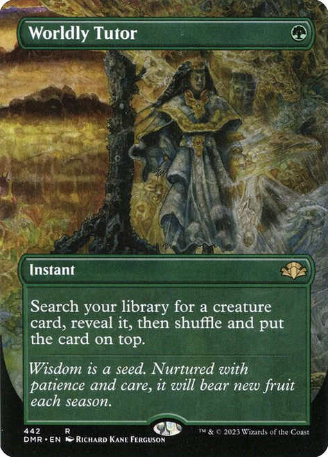 Worldly Tutor (DMR) (Full Art) (#442)