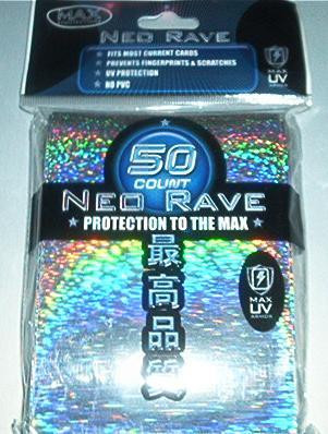 Max Protection Rave Silver Large Sleeves
