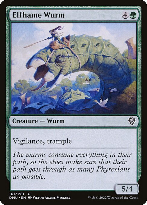 Elfhame Wurm (DMU) (Foil) (#161)