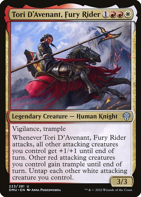 Tori D'Avenant, Fury Rider (DMU) (#223)