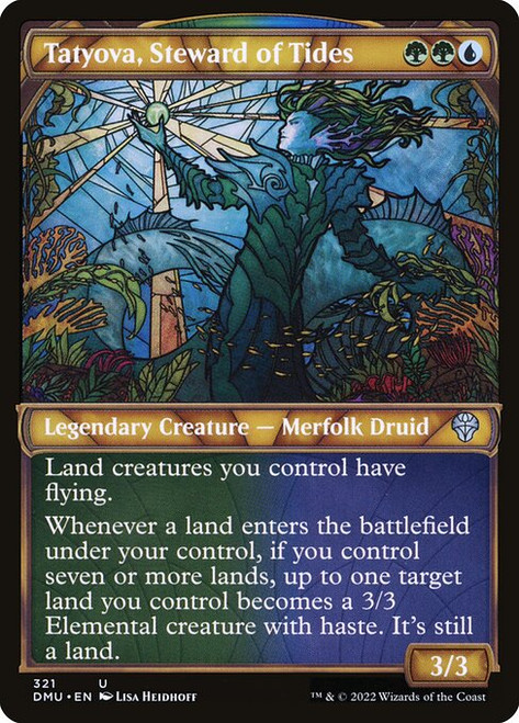 Tatyova, Steward of Tides (DMU) (Foil) (Showcase) (#321)