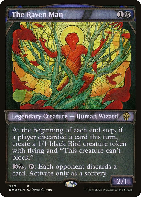 The Raven Man (DMU) (TexturedFoil) (Showcase) (#330)