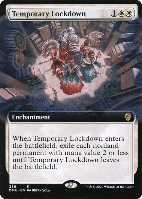 Temporary Lockdown (DMU) (Foil) (Extended Art) (#389)