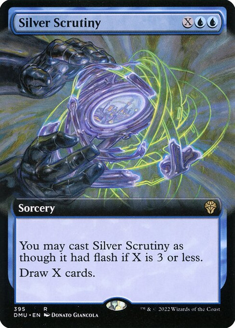 Silver Scrutiny (DMU) (Foil) (Extended Art) (#395)
