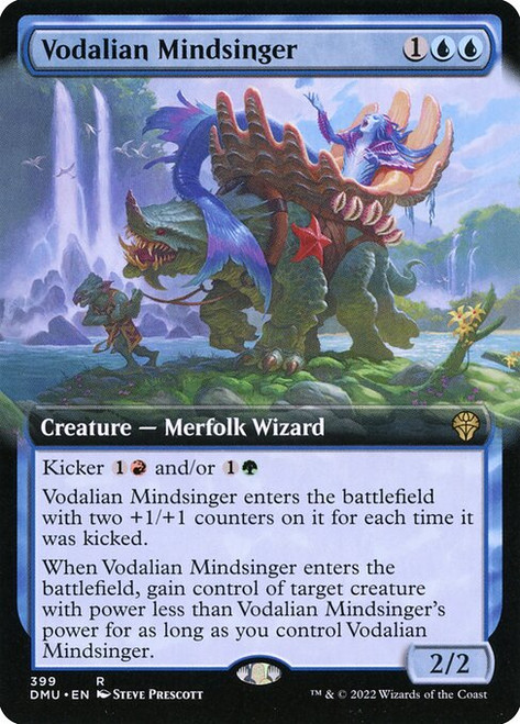 Vodalian Mindsinger (DMU) (Foil) (Extended Art) (#399)