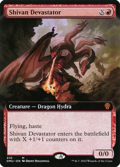 Shivan Devastator (DMU) (Foil) (Extended Art) (#410)