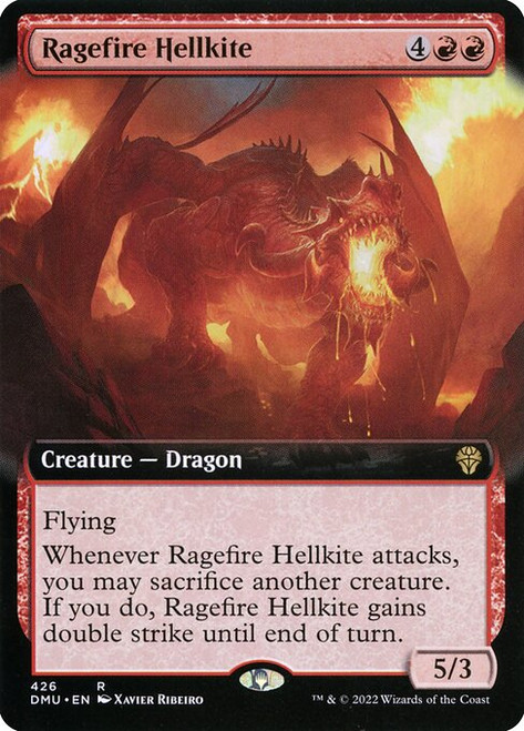 Ragefire Hellkite (DMU) (Extended Art) (#426)