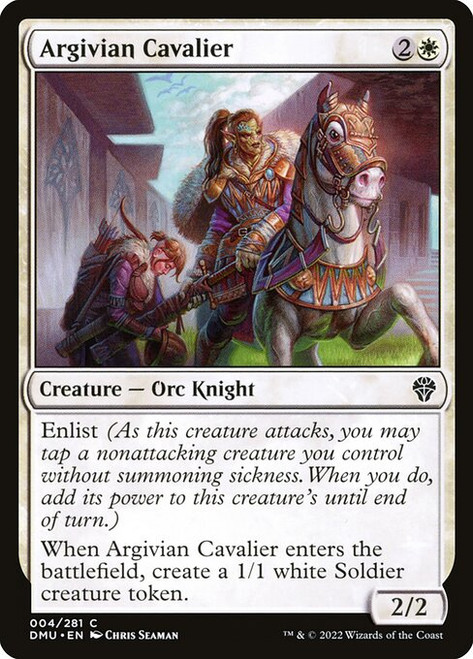 Argivian Cavalier (DMU) (Foil) (#4)