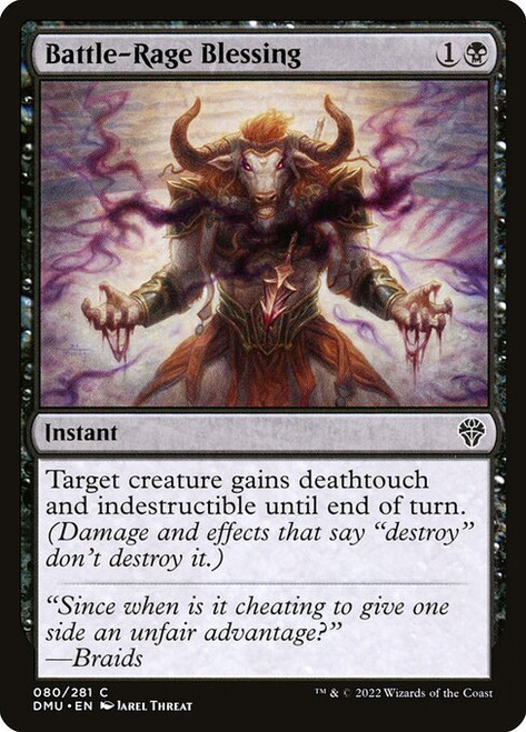 Battle-Rage Blessing (DMU) (Foil) (#80)