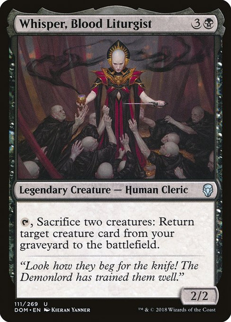 Whisper, Blood Liturgist (DOM) (Foil) (#111)