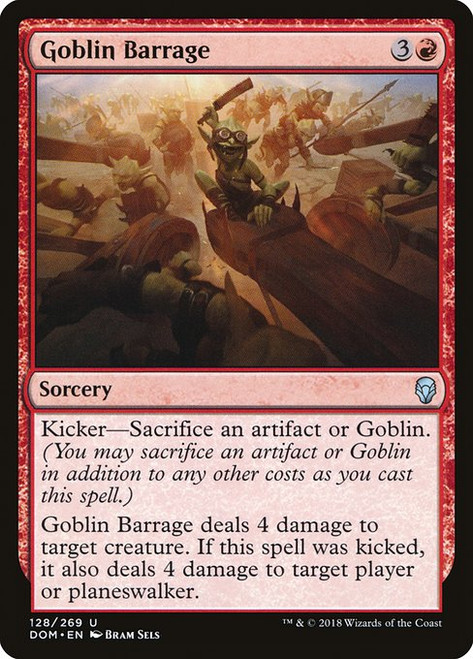Goblin Barrage (DOM) (Foil) (#128)