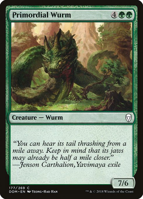 Primordial Wurm (DOM) (Foil) (#177)