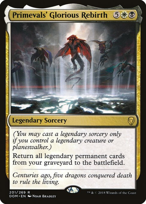 Primevals' Glorious Rebirth (DOM) (Foil) (#201)