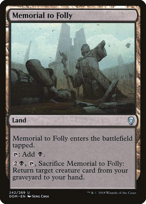 Memorial to Folly (DOM) (Foil) (#242)