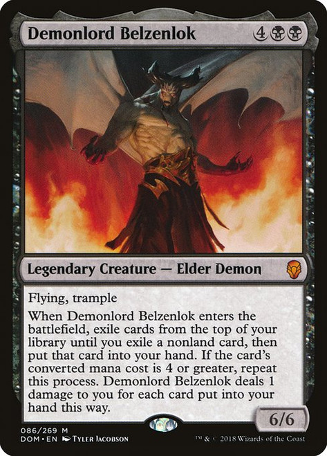 Demonlord Belzenlok (DOM) (Foil) (#86)