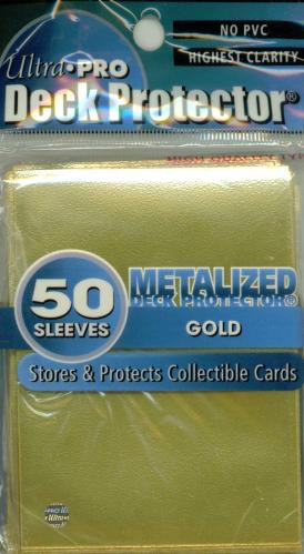 Ultra Pro Metalized Pack of 50 in Gold