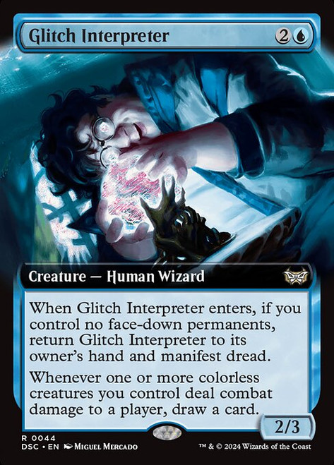 Glitch Interpreter (DSC) (Foil) (Extended Art) (#44)