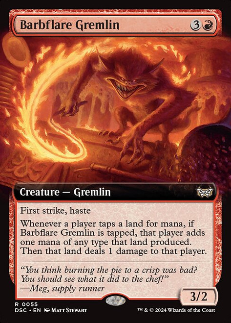 Barbflare Gremlin (DSC) (Extended Art) (#55)