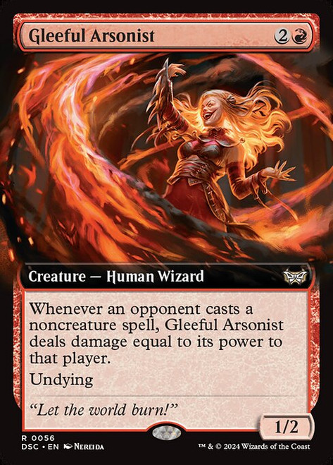 Gleeful Arsonist (DSC) (Extended Art) (#56)