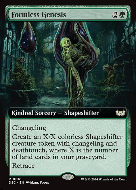 Formless Genesis (DSC) (Foil) (Extended Art) (#61)