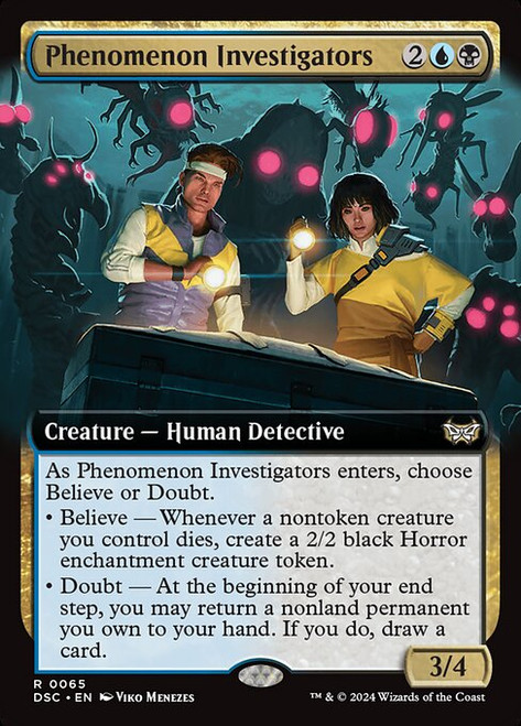 Phenomenon Investigators (DSC) (Foil) (Extended Art) (#65)