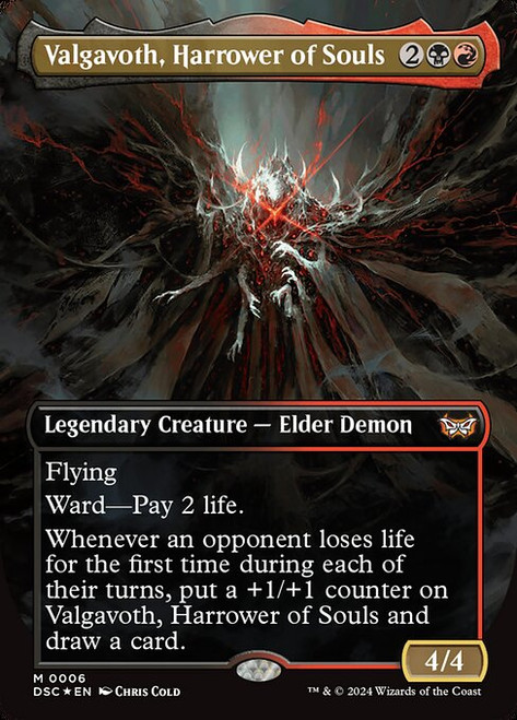 Valgavoth, Harrower of Souls (DSC) (Borderless) (#6)