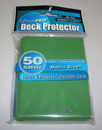 Ultra Pro Standard Sleeves Pack of 50 in Matrix Green