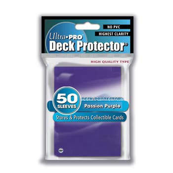 Ultra Pro Standard Sleeves Pack of 50 in Passion Purple