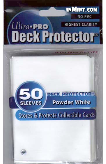 Ultra Pro Standard Sleeves Pack of 50 in Powder White