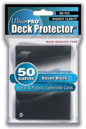 Ultra Pro Standard Sleeves Pack of 50 in Raven Black