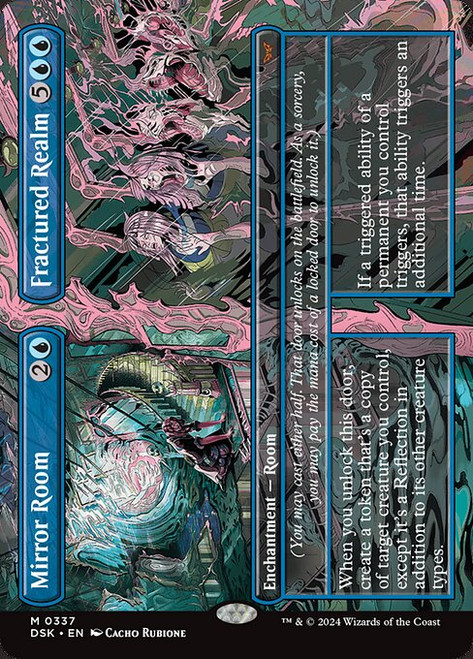 Mirror Room // Fractured Realm (DSK) (Foil) (Borderless) (#337)