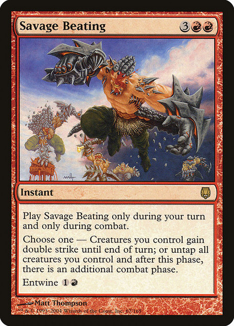 Savage Beating (DST) (Foil) (#67)