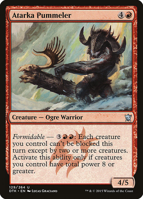 Atarka Pummeler (DTK) (Foil) (#129)
