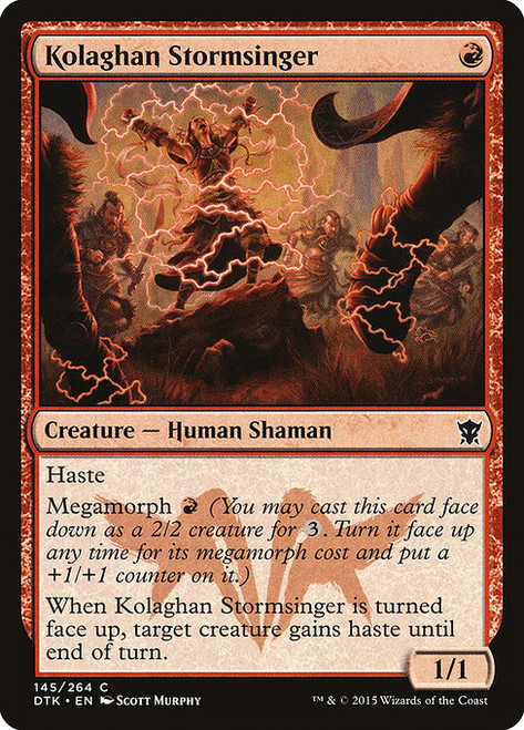 Kolaghan Stormsinger (DTK) (Foil) (#145)