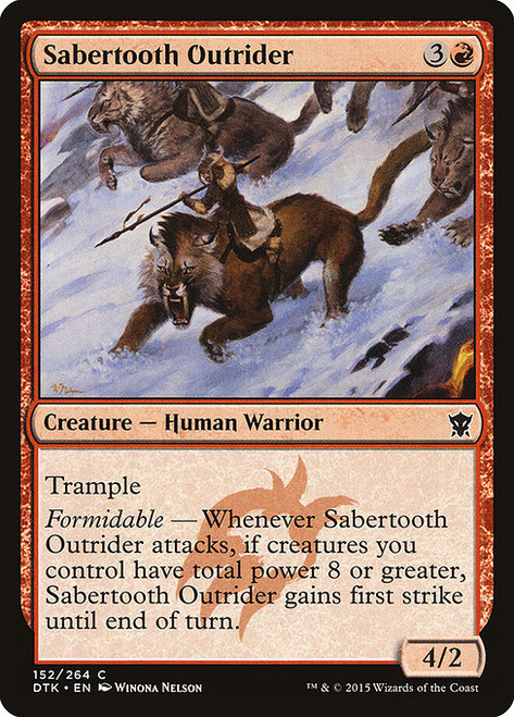 Sabertooth Outrider (DTK) (Foil) (#152)