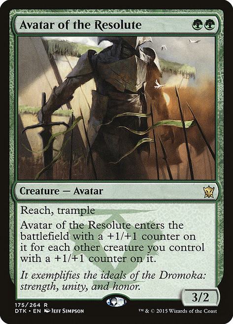 Avatar of the Resolute (DTK) (Foil) (#175)
