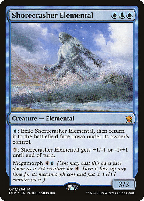 Shorecrasher Elemental (DTK) (Foil) (#73)