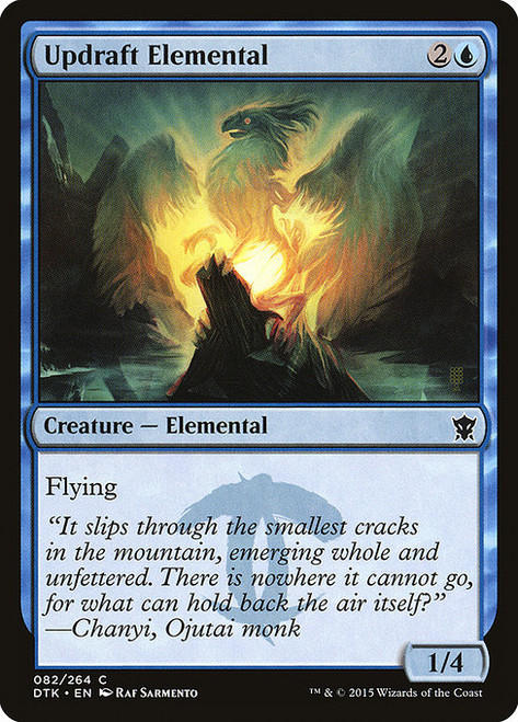 Updraft Elemental (DTK) (Foil) (#82)