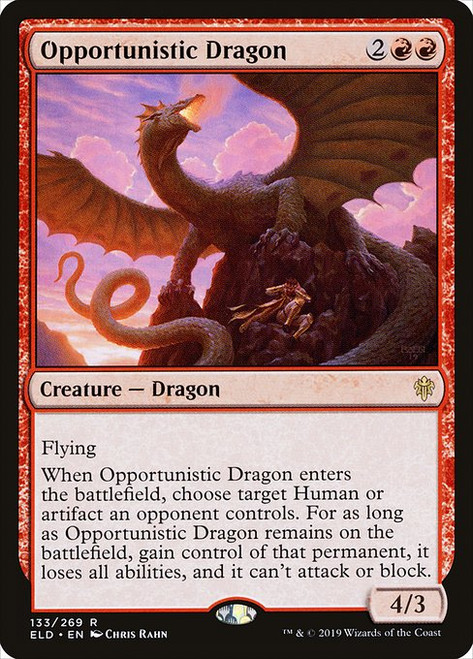 Opportunistic Dragon (ELD) (Foil) (#133)