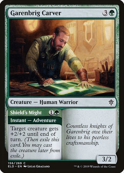 Garenbrig Carver // Shield's Might (ELD) (#156)