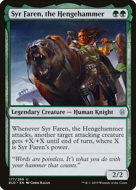 Syr Faren, the Hengehammer (ELD) (Foil) (#177)