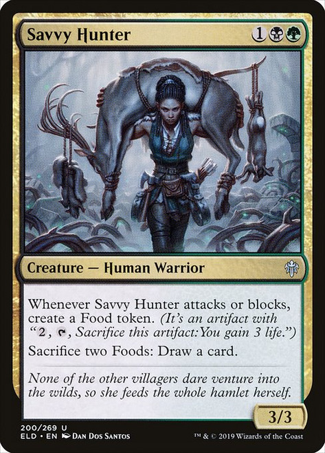 Savvy Hunter (ELD) (Foil) (#200)