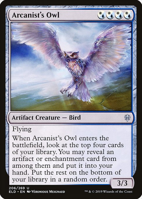 Arcanist's Owl (ELD) (Foil) (#206)