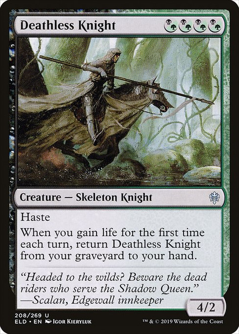 Deathless Knight (ELD) (Foil) (#208)