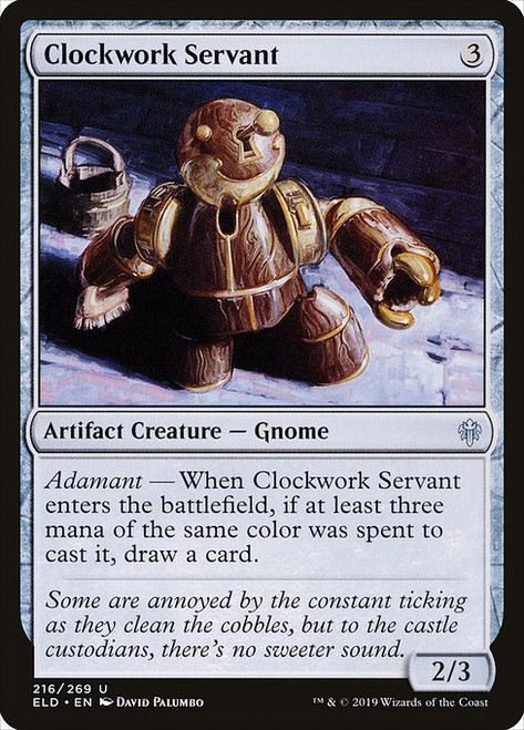Clockwork Servant (ELD) (Foil) (#216)