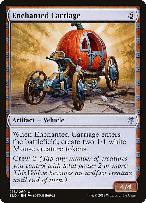 Enchanted Carriage (ELD) (Foil) (#218)