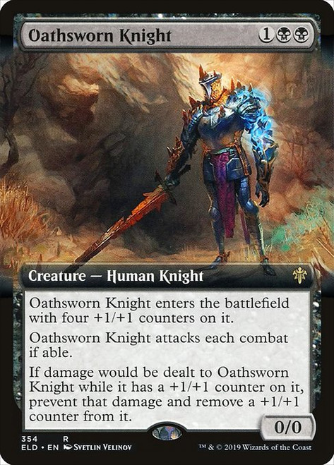 Oathsworn Knight (ELD) (Extended Art) (#354)