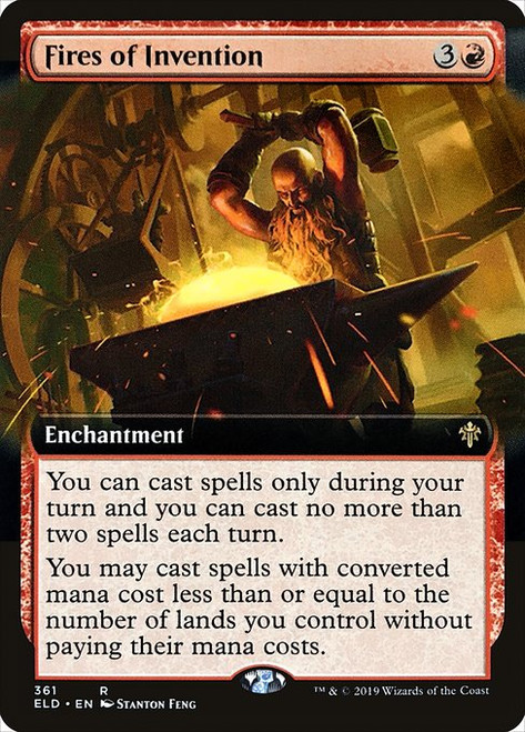 Fires of Invention (ELD) (Foil) (Extended Art) (#361)
