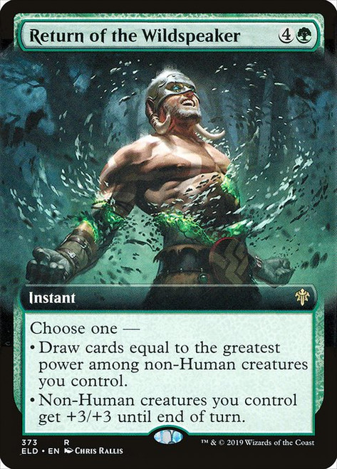 Return of the Wildspeaker (ELD) (Foil) (Extended Art) (#373)