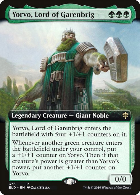 Yorvo, Lord of Garenbrig (ELD) (Foil) (Extended Art) (#376)